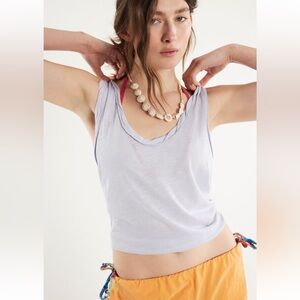 We The Free halogen blue Easy Tank Top